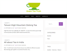 Tablet Screenshot of greenteatruth.org
